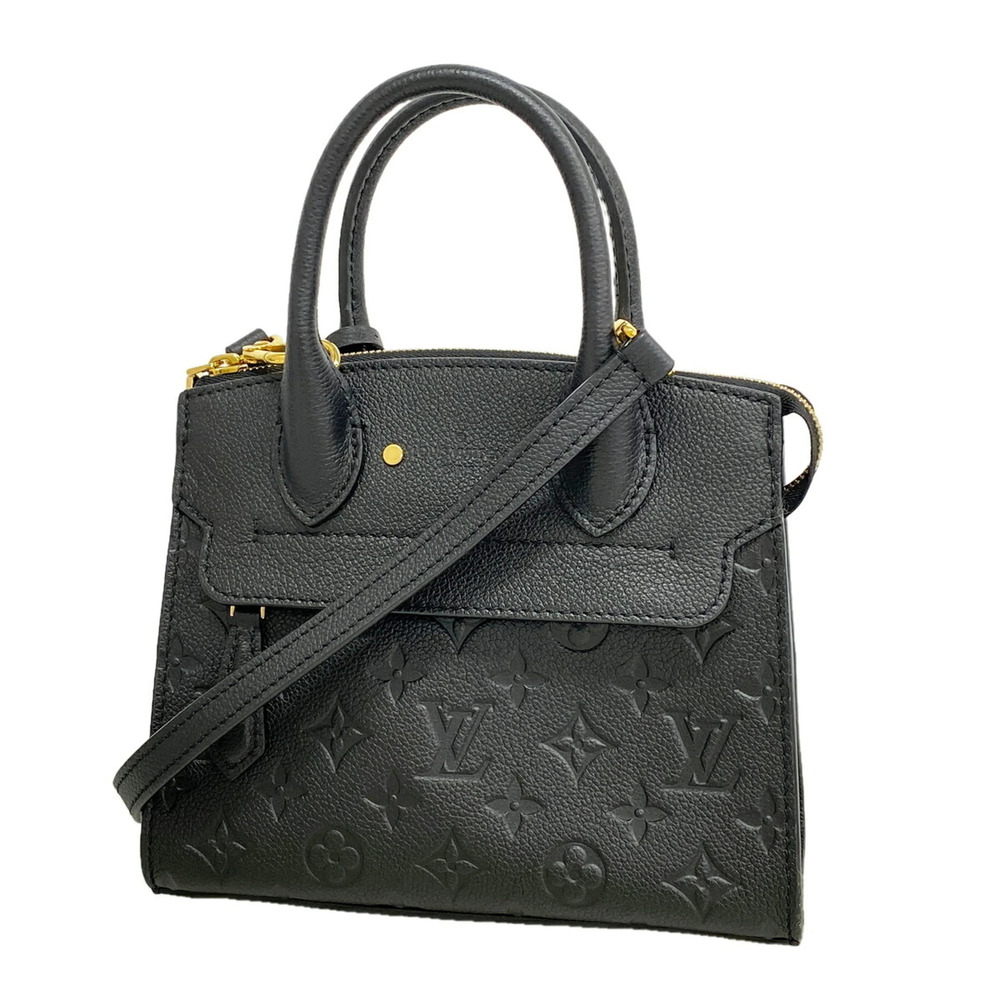 Louis Vuitton Monogram Empreinte Pont Neuf MINI Handbag M41743 Noir 2-way bag...